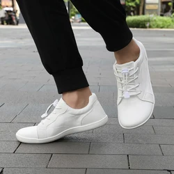 Unisex Wide Barefoot Shoes Wide Toe Cross Trainer Non Slip Slip On Running Shoes Breathable Casual Sneakers for Outdoor Sports