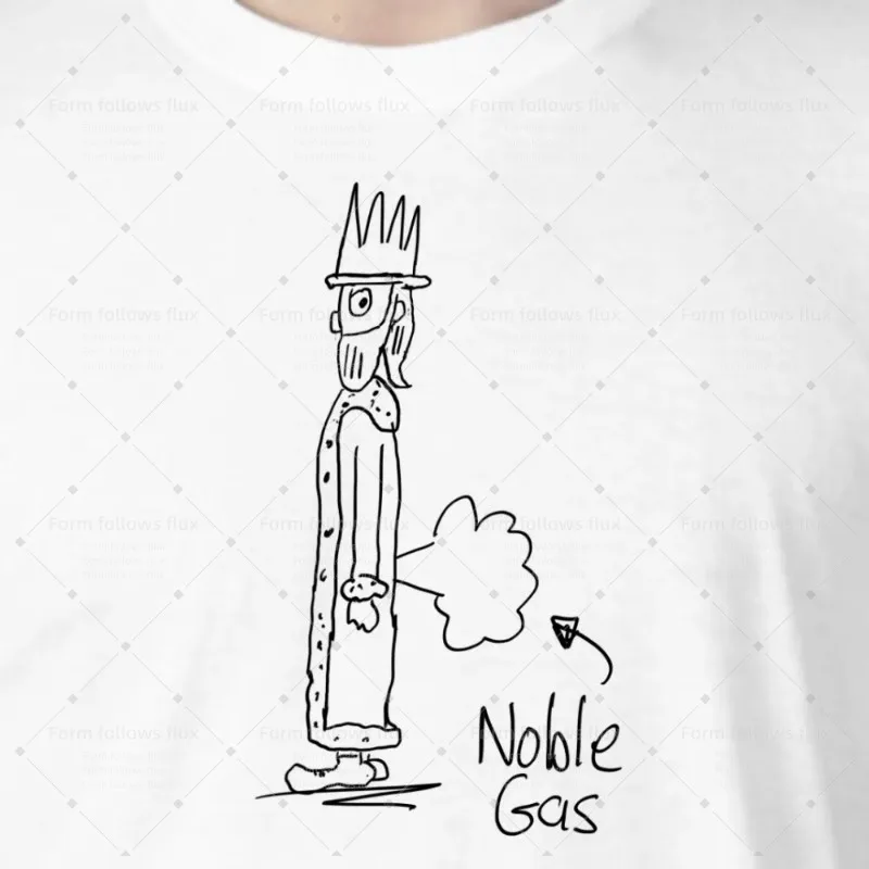 

2026 men T-Shirt Hoodie Noble Gas Animals Dads Daftness Father's Day Kids Science SciFi Sciencey Hand Drawn Comic style Unisex S