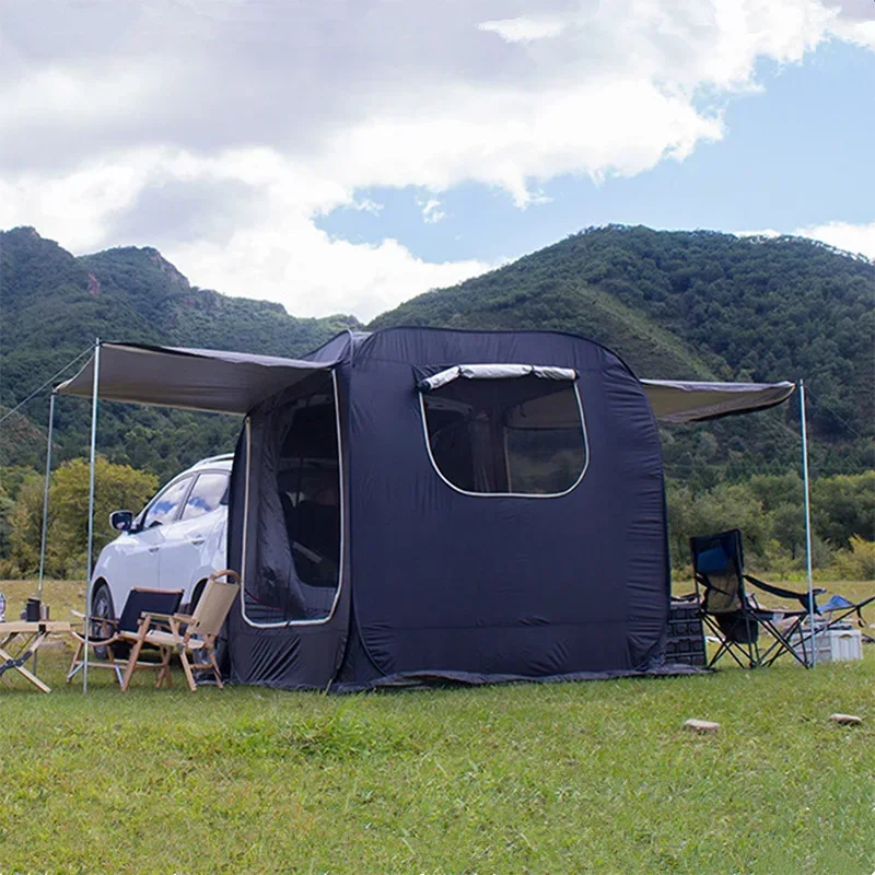 

YOUSKY Self-Driving Camping Tent with Sunshade, Vehicle Tail & Side Extension, Perfect for Road Trips & Outdoor Escapes