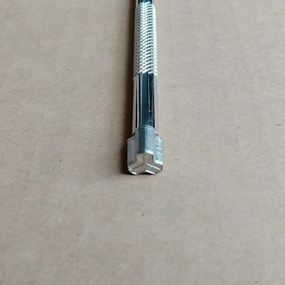 DIY leathercrafting hardware tools: precision steel engraving and stamping tools featuring geometric patterns with symmetrical d