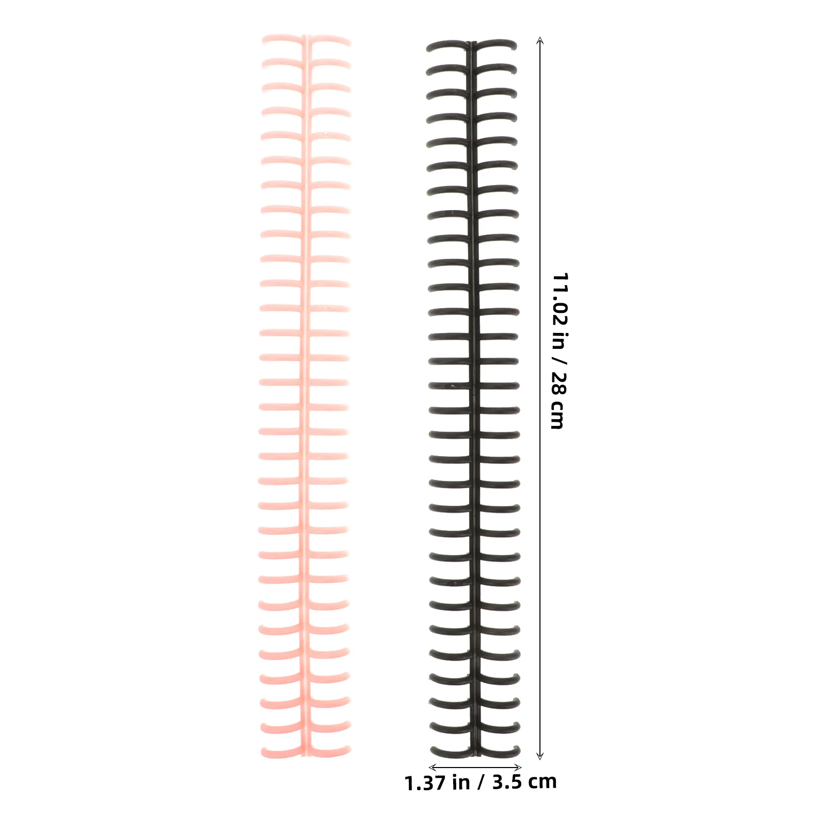 

6pcs Colored Rings Plastic Loose Leaf Binder Coils Smooth Book Binding Supplies For Diy Notebook Planner Organization Ring