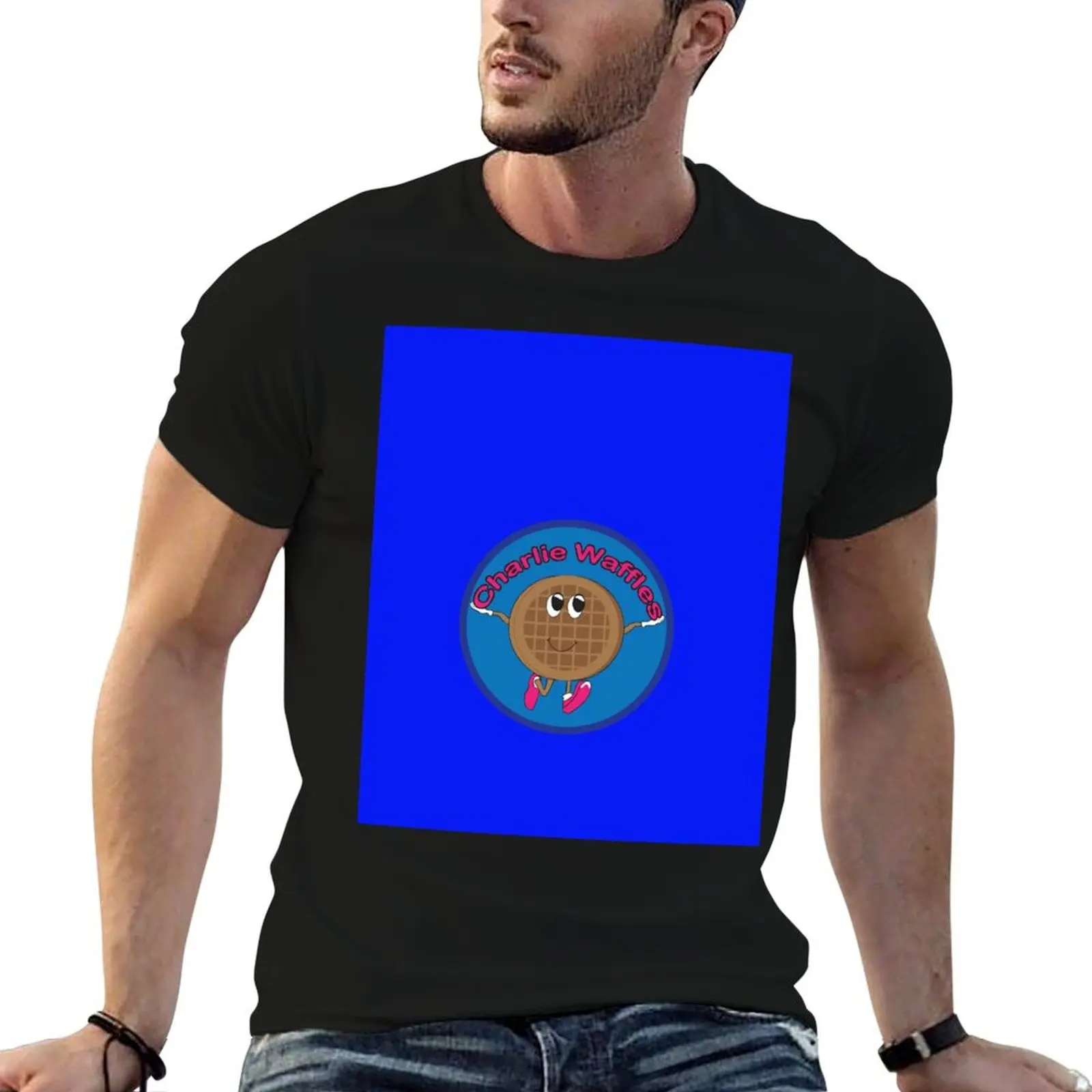Charlie Waffles! T-Shirt Simple Graphic Design T-Shirt
