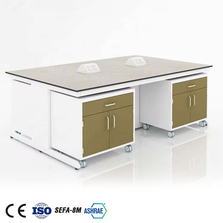 Laboratory Furniture Work Table Steel Lab Work Bench Stainless Steel Work Bench