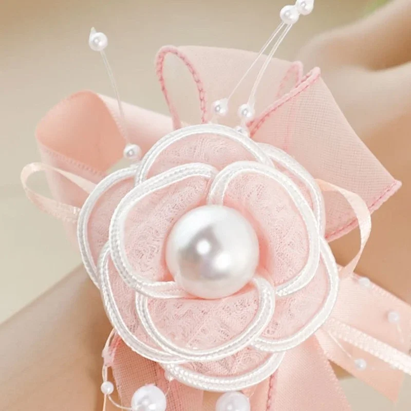 Corsage de poignet à volants en dentelle florale pour la mariée, robe chemisiers de printemps, manches parfaites, photographie de fille