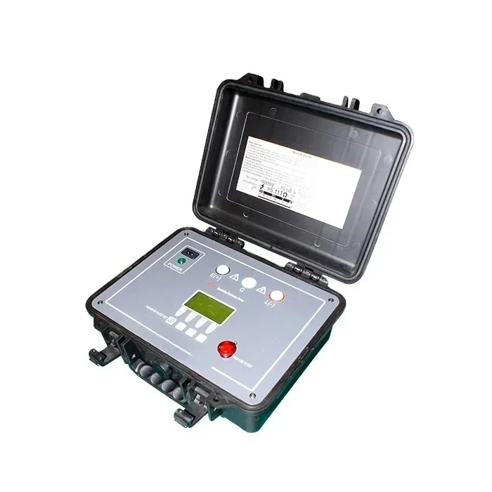 على استعداد لشحن المنتجات الرقمية Megohmmeter جهاز اختبار الراتنج العازل 2500 فولت 5000 فولت