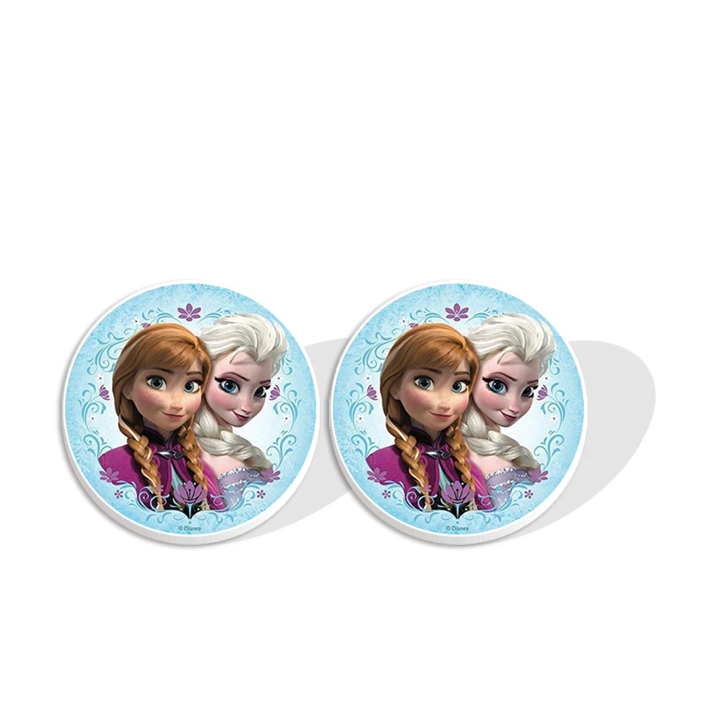 

W Princess Cartoon Figure Character Disney Prozen Elsa Women Stud Earrings Girl Acrylic Earring Jewelry Gifts