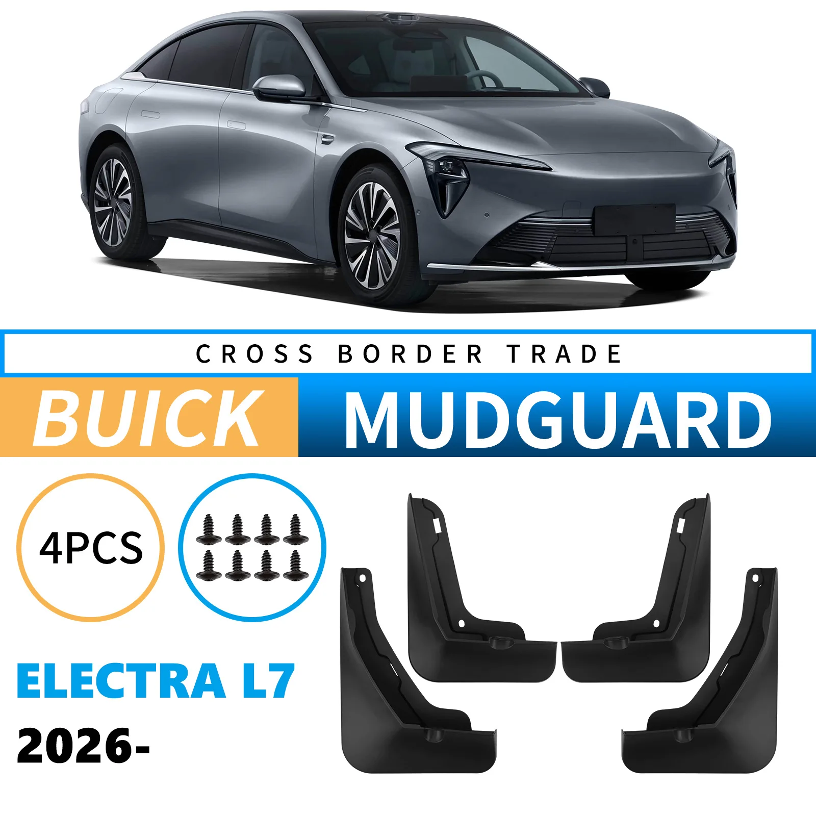 Car Auto Fender Mud Flaps Splash Guards Mudguard for For The 2026 Buick Electra L7 Protection Parts