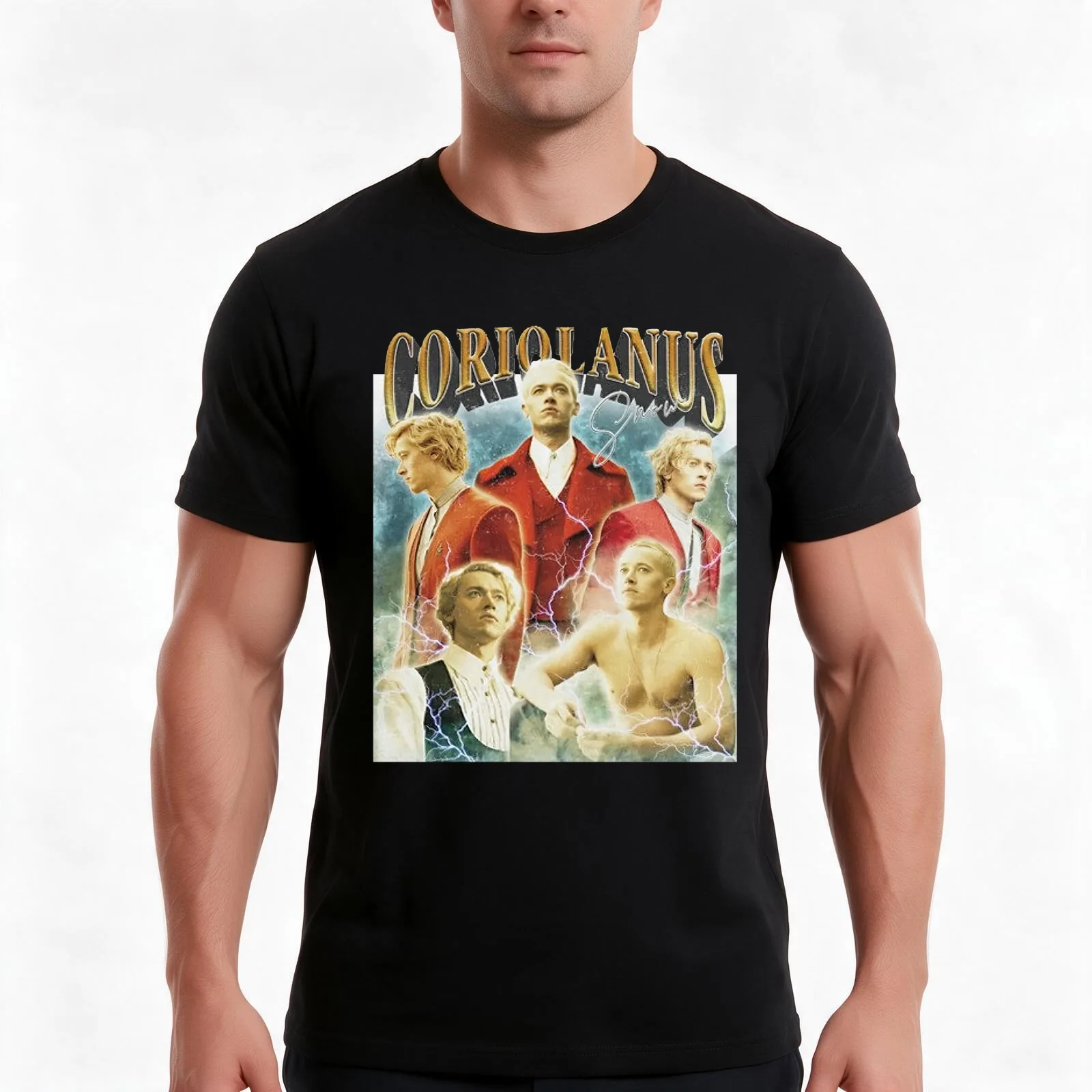 Limited President Coriolanus Snow The Hunger Games Vintage T-Shirt, Summer Casual Cotton Tee, Oversized Streetwear Tops