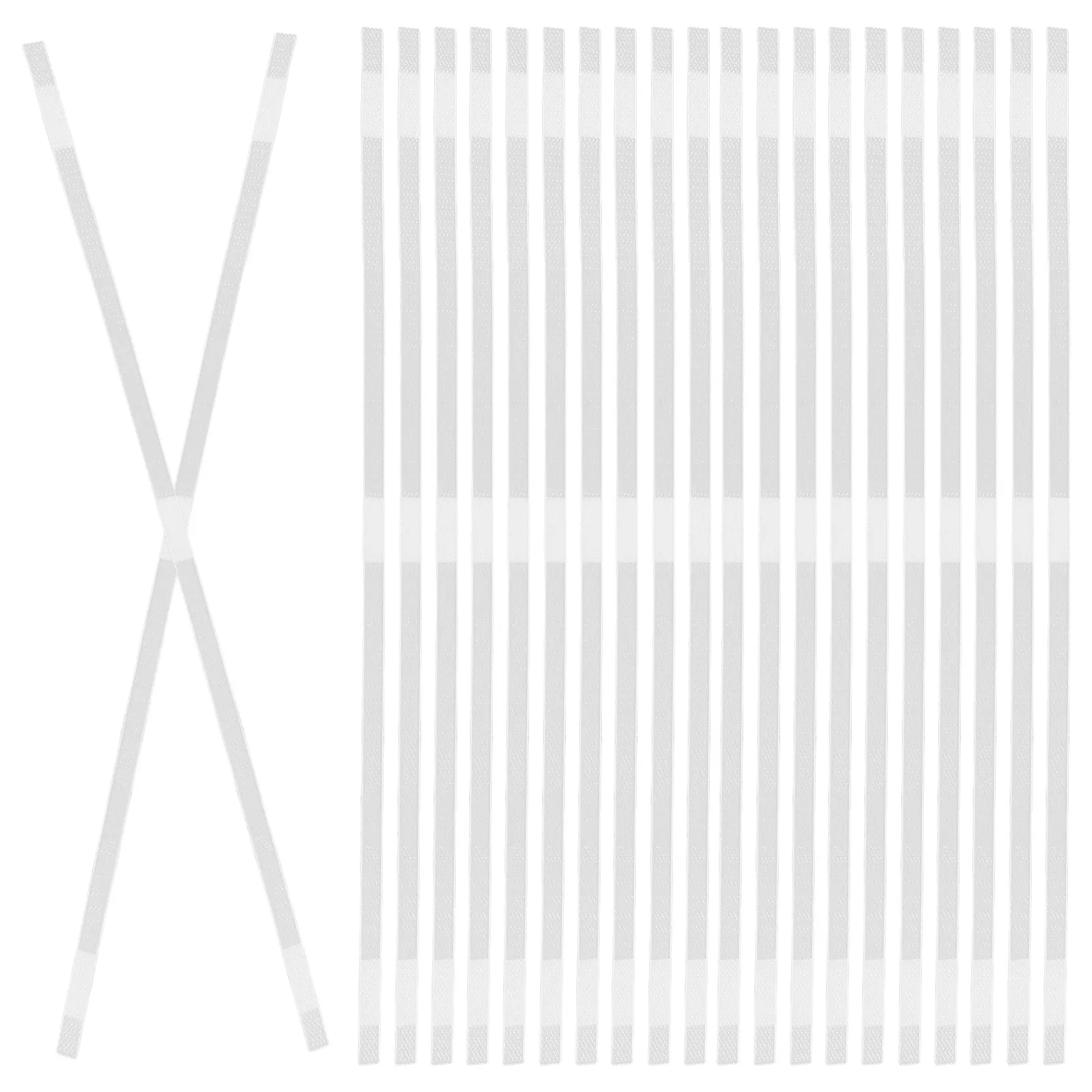 

50pcs Hot Melt Glue Strips 0.6Cm Width For Book Reports Contracts Documents Strong Adhesive Easy To Use Binding Supplies Thermal