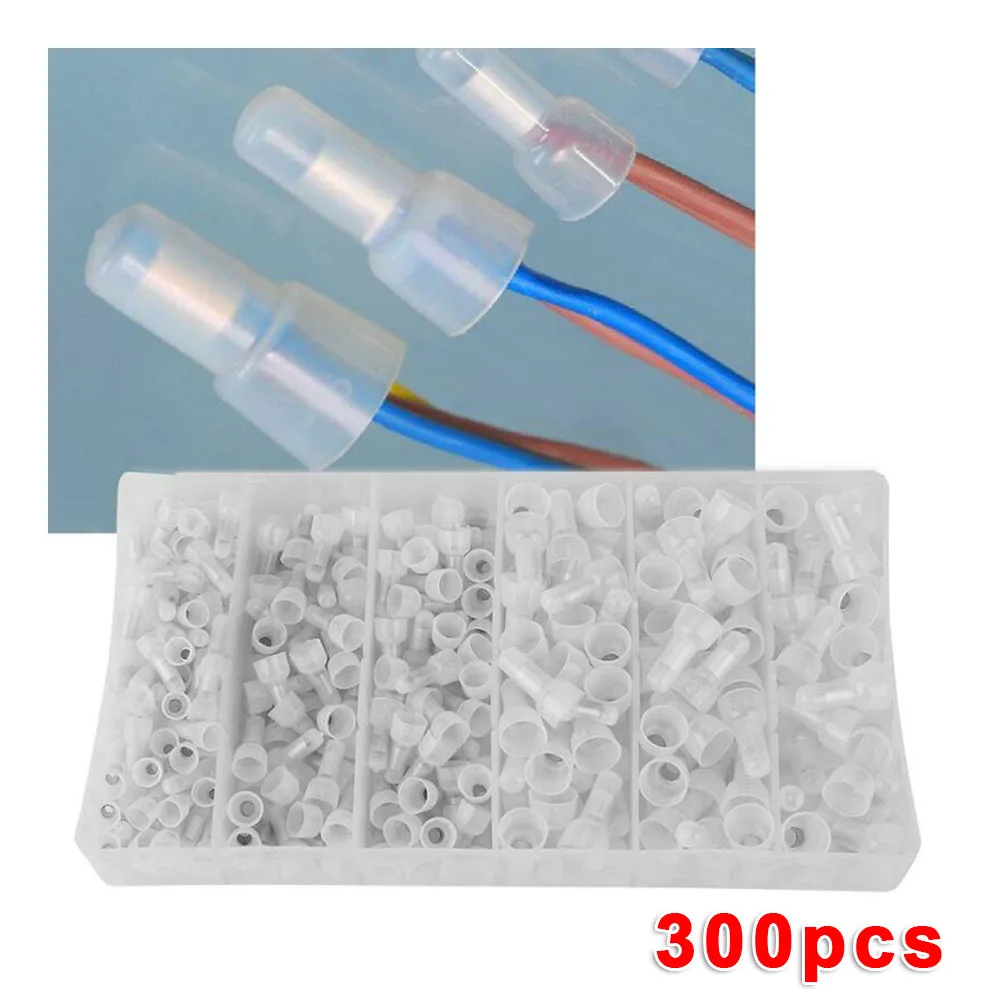 Cap Closed End Crimp Insulated Set Wire 22-16/16-14/12-10 300pcs Aluminum Anti-corrosion Connector Replacement