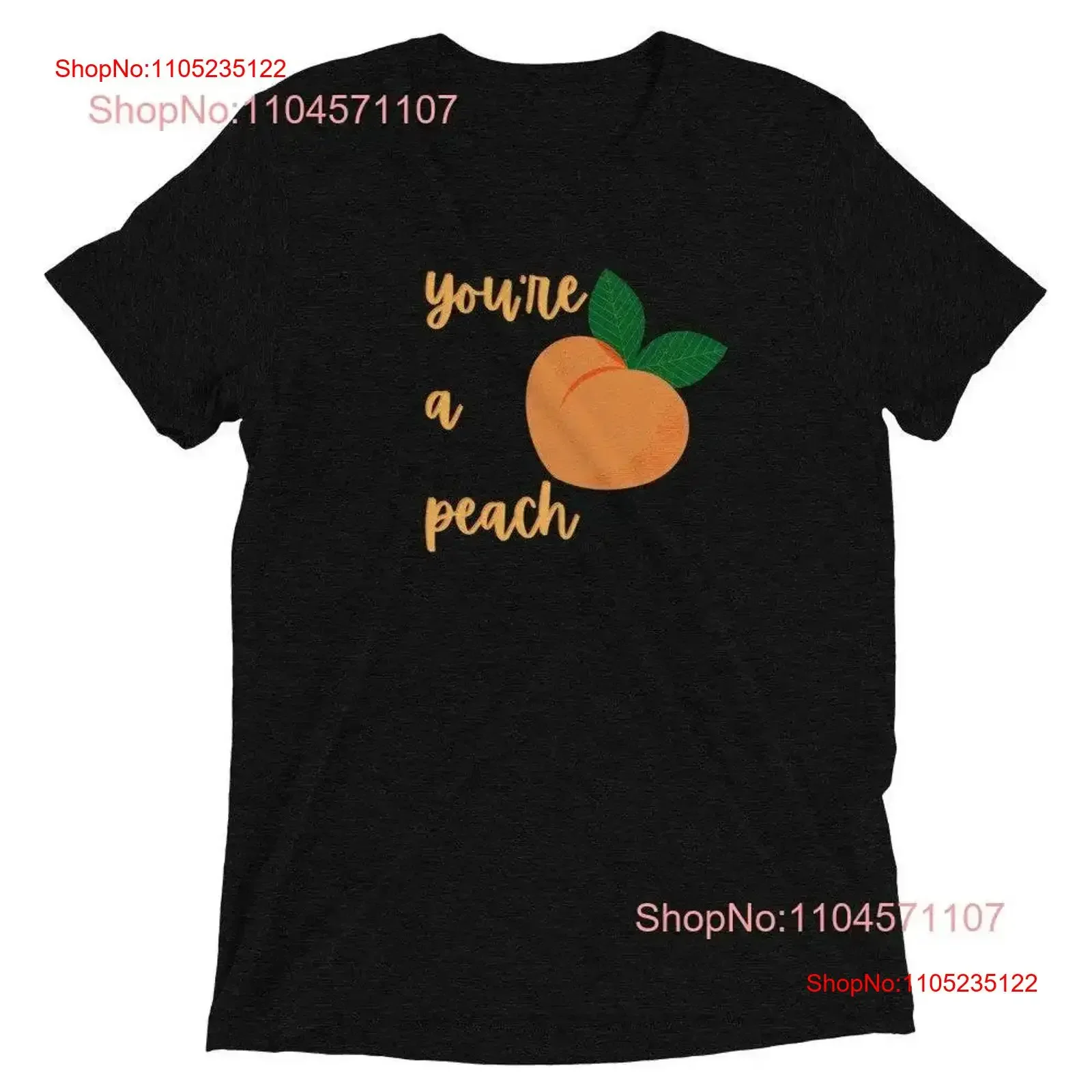 

Футболка You're a Peach Fun, милый винтажный стираный топ с короткими рукавами для повседневной носки, уличная одежда, унисекс, с графикой, повседневная, универсальная