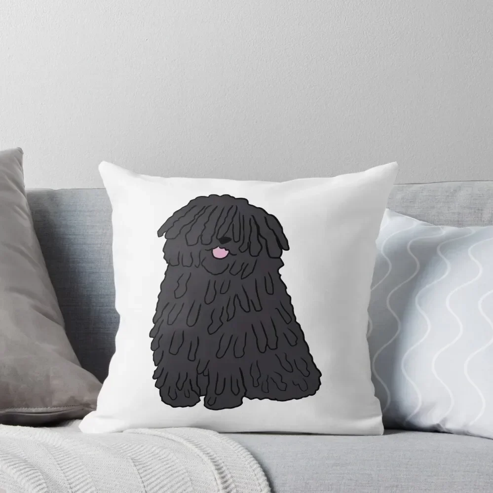 

Puli dog cute illustration Throw Pillow Room decorating items Anime Plaid Sofa christmas cushions covers pillow
