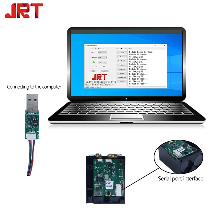 Sensor de telémetro de 905 nm de seguridad ocular 700 m TOF 600 m Módulo de distancia Sensor de distancia USB 500 m para observación de aves