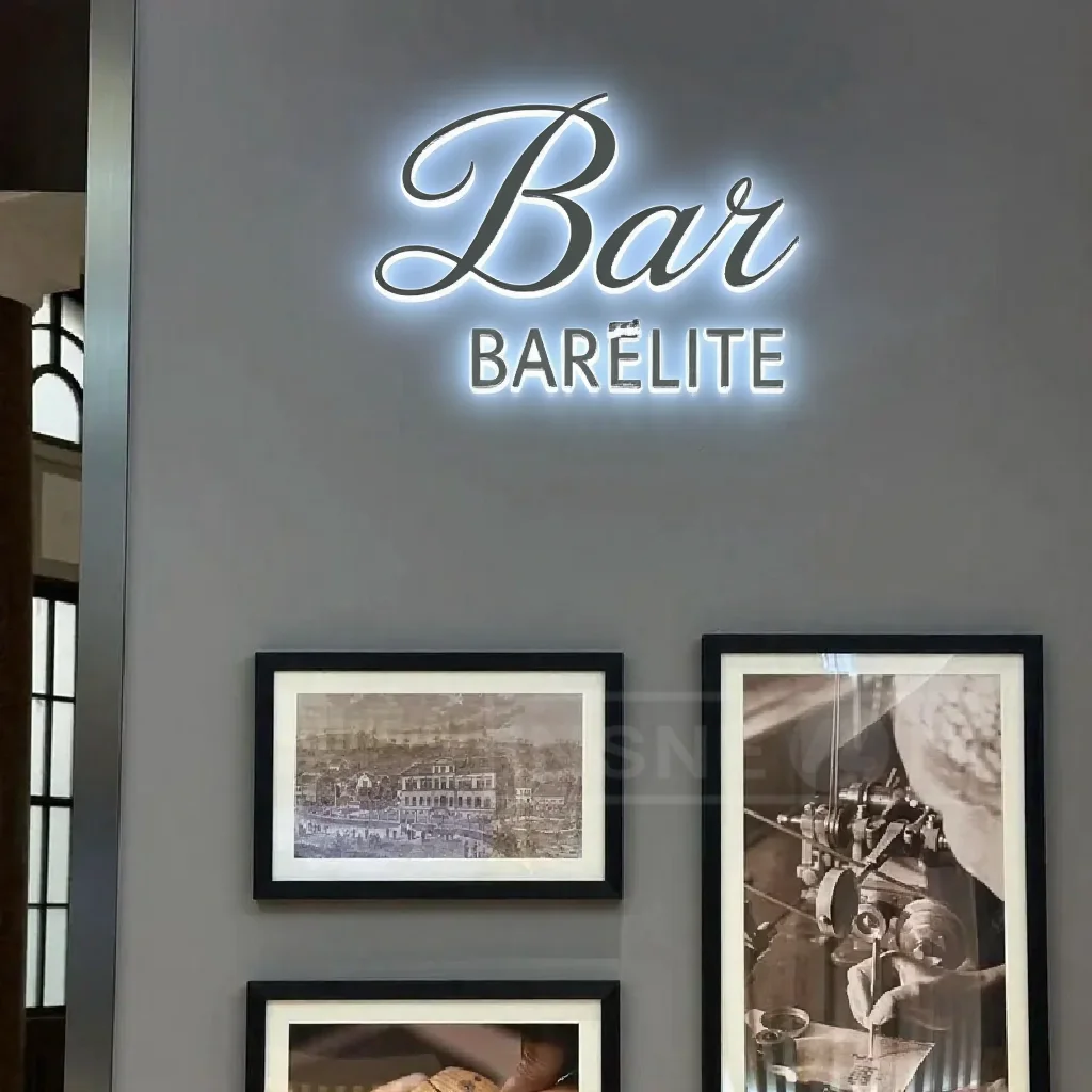 Luminous Led Labels Illuminated Logo Custom Wall Letter Business Signs 3d Letters Personal Design Signage Light Advertising Sign