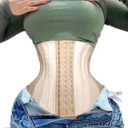 Fajas Colombianas Girdles Firm Latex Shapewear with 25 Steel Bones Waist Trainer Hourglass Body Shaper Waist Strap Tummy Trimmer