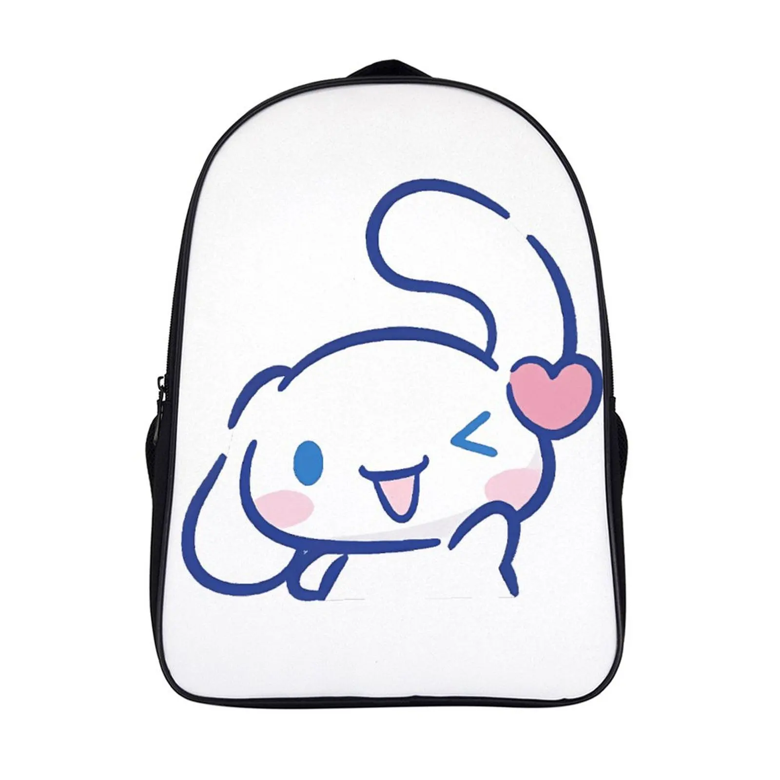 

Fashion Student's Backpack Cartoon Sanrio Cinnamoroll School Bag 16 Inch 2 Compartment Backpack Student Schoolbag