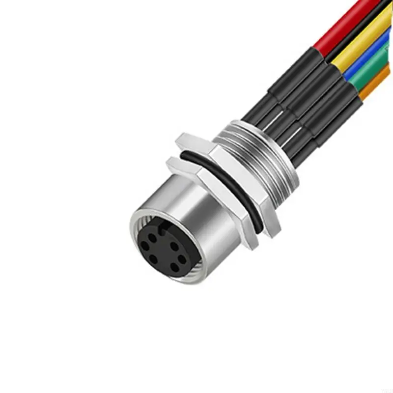 Y5LB Male To Female Connectors Cable Flanges Base Vibration Resistant Design