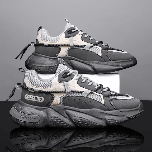2024 New Summer Men s Shoes China Chic Sports Running Casual Versatile Antiodorous Breathable Booster Daddy Shoes AliExpress