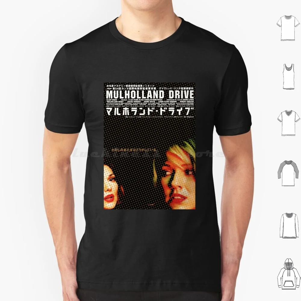 Mulholland Drive T Shirt Cotton Men Women DIY Print Naomi Watts Movie David Lynch Mulholland Drive Film Cinema Lynch Mulholland