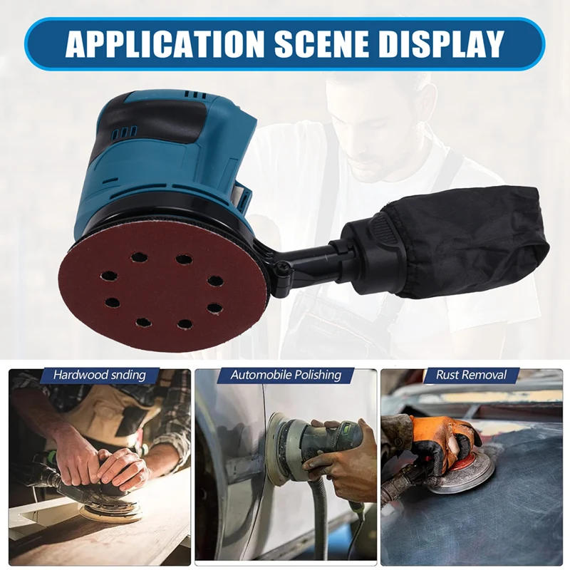 لماكيتا 18 فولت بطارية آلة تلميع لاسلكية 125 مللي متر طاحونة الخشب سيارة معدنية الصبح آلة تلميع طاحونة الخشب