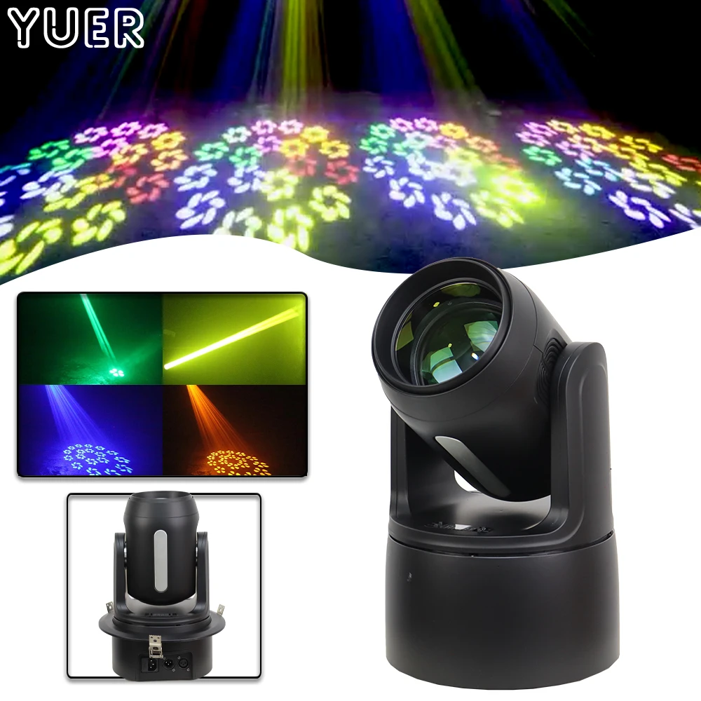 LED 120w COB Beam Moving Head 18 Prims Pattern Wedding Party Decoration Ceiling Embedded Disco Dj Spot Effect Stage Ligthing