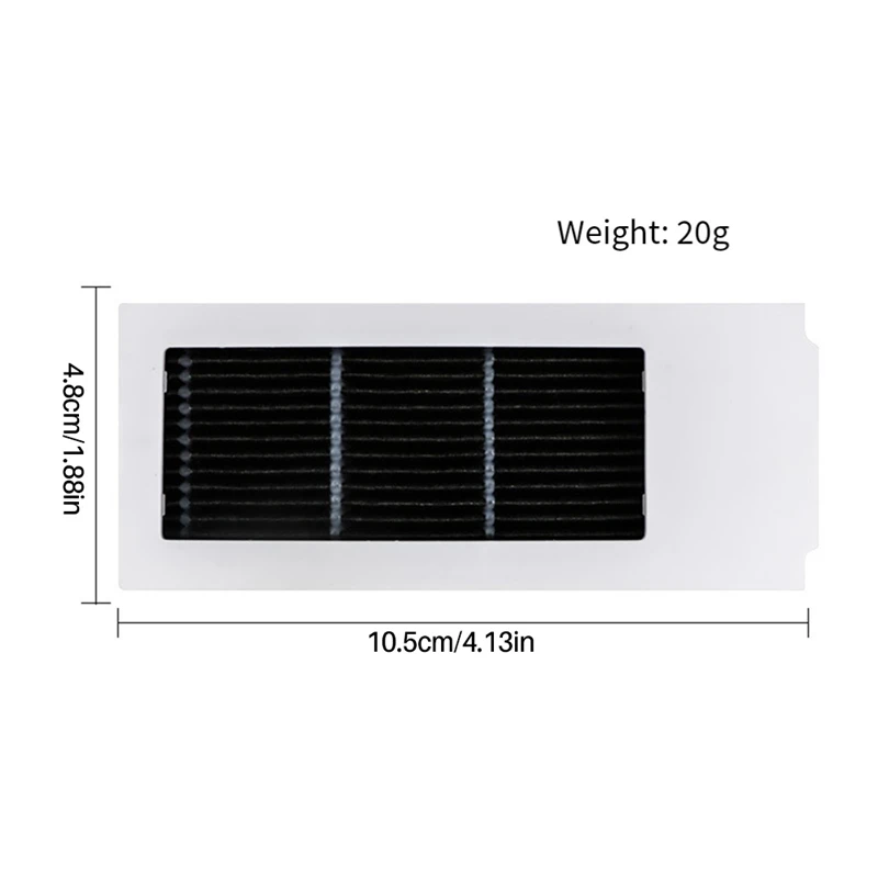 SANQ หลักผ้าซับแปรงด้านข้างสําหรับ Ecovacs T30PRO/T30MAX อุปกรณ์เสริมถุงเก็บฝุ่นกรอง