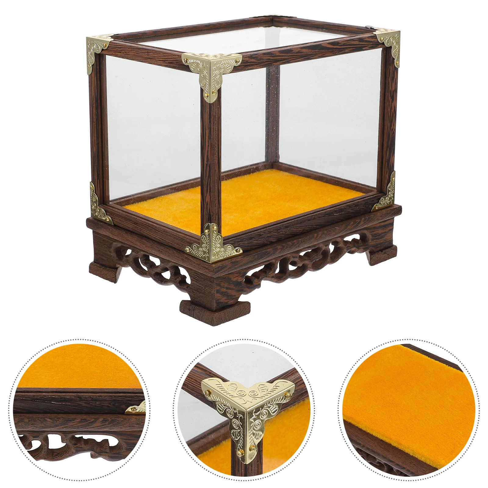 Transparent Display Box For Buddha Statue Storage Craft Ornament Home Decor Display Case Multi-Function Case