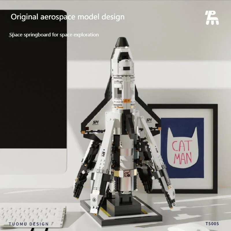 

1274pcs Space shuttle Explorer MOC Building blocks Spaceship Spaceport Rocket Model Educational Bricks Toys for Children ﻿