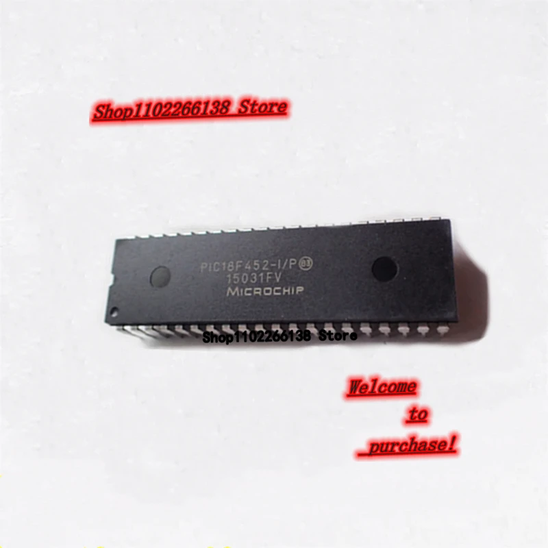 PIC18F452-I/P PIC18F452 DIP-40 Chip IC 1pcs/lot