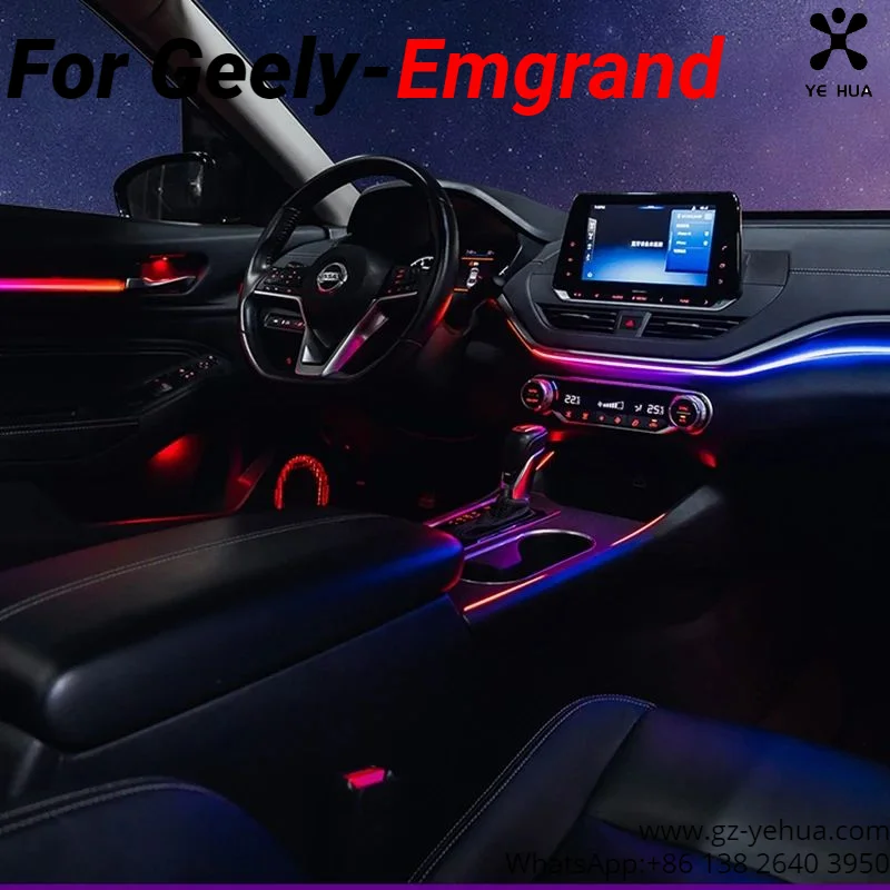 For GEELY EMGRAND 2022-2024 Car Ambient Lighting Automobiles Parts Accesorios Para Auto Tools