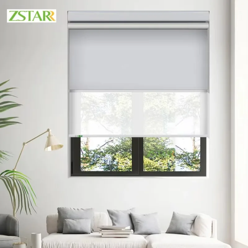 

Рулонные шторы ZSTARR для гостиничных проектов: двойные рулонные шторы, шторы день-ночь, рулонные жалюзи.