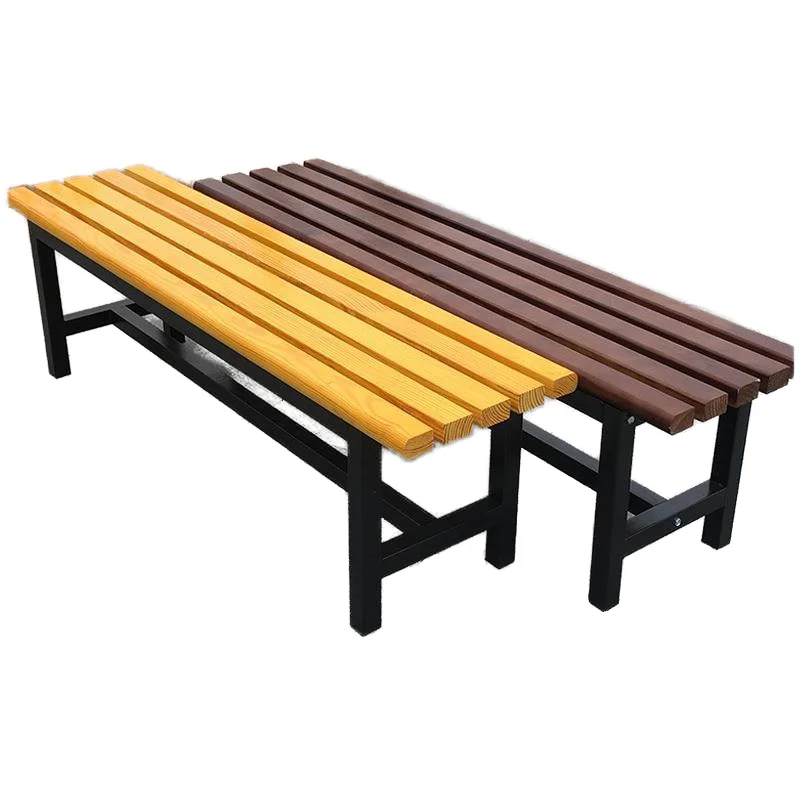 Modern Stainless Steel and Iron Shoe Changing Stool Indoor/Outdoor Park Bench for Mall Bathroom Comfortable Bar Chair for Rest