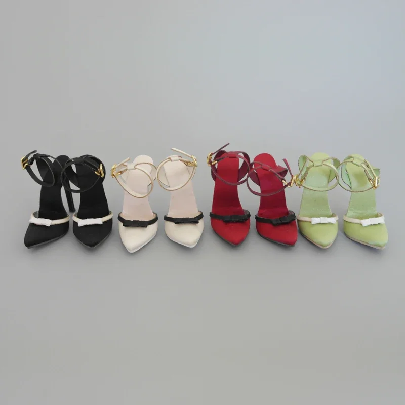 

D03-P725 children toy BJD DD SD MSD 1/4 accessories colorful Pointed super high heels 1pair