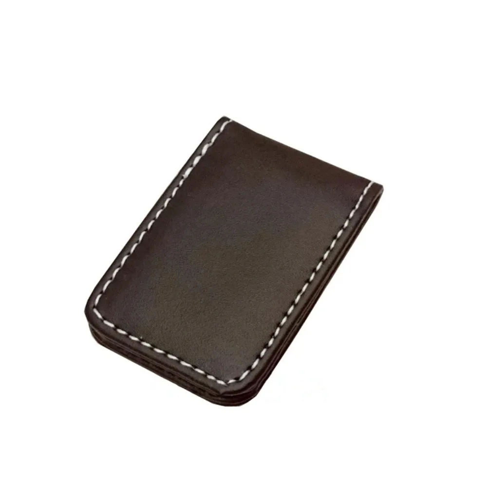 

Новый ультратонкий кошелек для банкнот из искусственной кожи, однотонный карман для кредитных карт, тонкий кошелек для наличных, мужской и женский