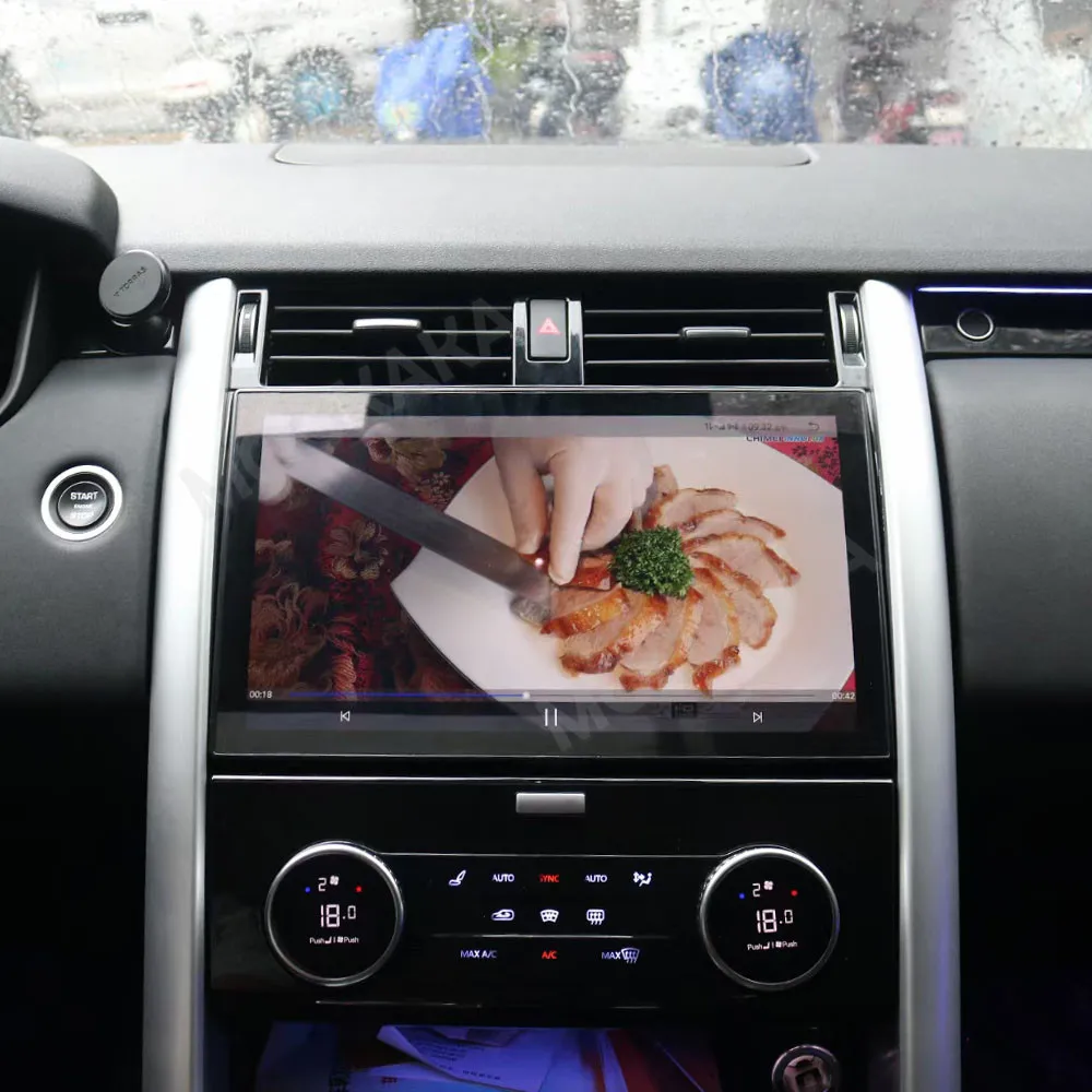 For Land Rover Discovery 5 2017-2020 Android 13 Car Radio Harman Multimedia Player + Air Conditioner Screen Carplay  Navigation