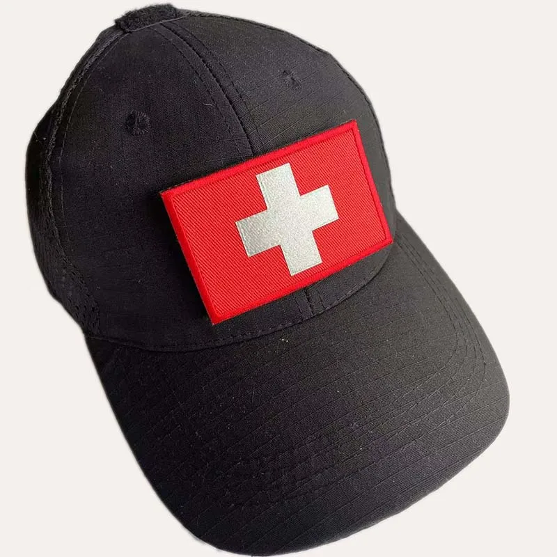 Outdoor First Aid Rescue Medical Cross Emblem Fabric Applique Embroidery,PVC Patch,Reflective Patches Military Tactical Badges
