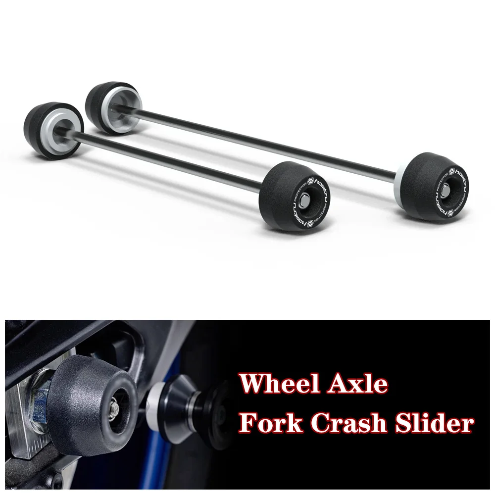 

Motorcycle Wheel Protector For Yamaha XSR900 2022 2023 2024 2025 Rear Front Axle Fork Crash Slider