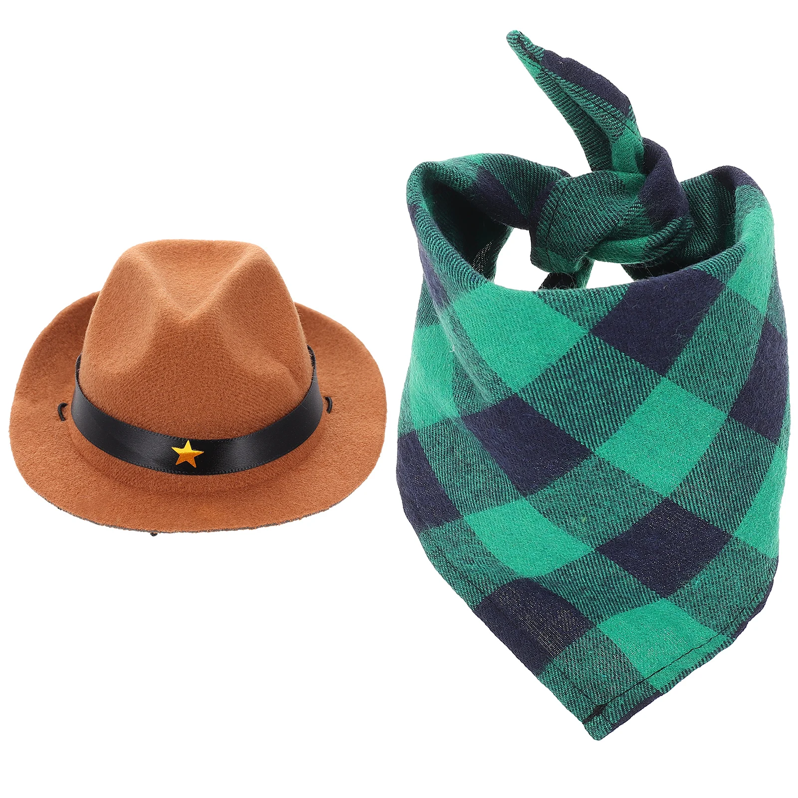 

Pet Hat Dog Cowboy Bandana for Small Dogs Cats Decorative Headdress Party Accessories Scarf Storage Easy Cleaning Pet Costumes