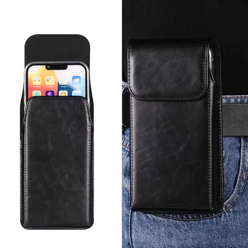 Phone Bag For iPhone 16 15 14 13 12 Pro Max XR Magnetic Waist Bag For Samsung Xiaomi LG Sony Nokia Smart phone Belt Clip Case