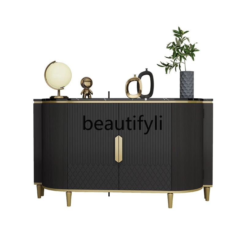 

Entrance cabinet light luxury style living room entry cabinet American style, foyer Italian style postmodern multi-functional
