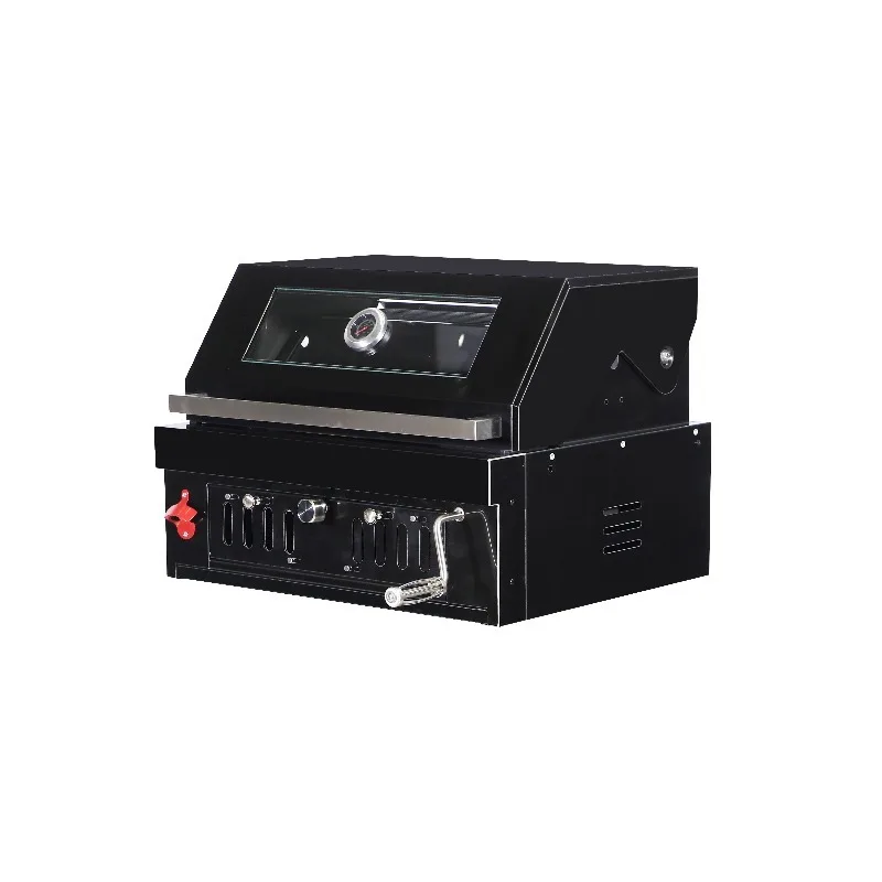Premium 304 Stainless Steel Charcoal Grill - Modern Camping BBQ, Outdoor Party