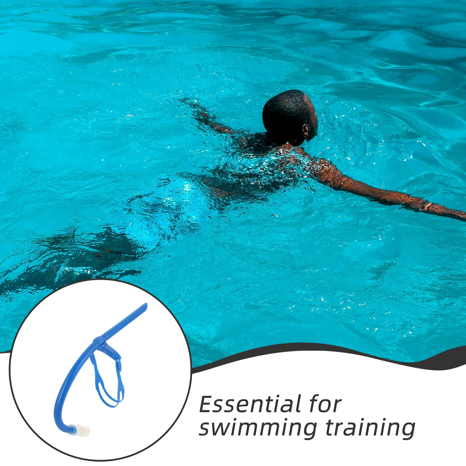 

1 Set Professional Diving Tube Multi-Function Snorkeling Gear Soft Flexible Swim Snorkel For Lap Swimming Dive Tube Accessory