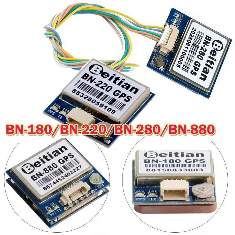 

Beitian GPS BN-180/220/280/880 GPS Glonass Module with Antenna for Pixhawk Flight Controller Flight Controller High Refresh Rate