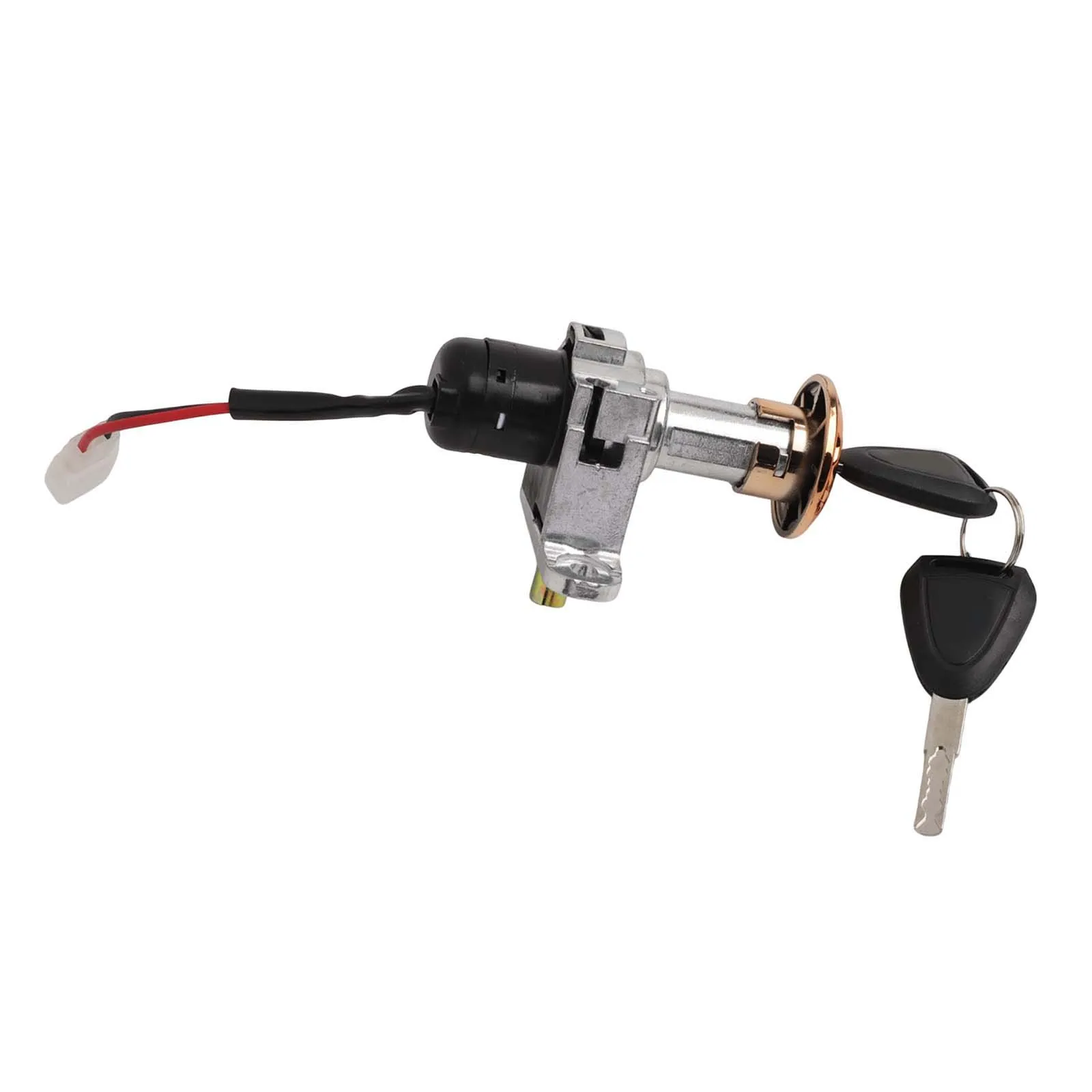 قفل سكوتر كهربائي بديل لقطع الغيار للدراجة الكهربائية قفل الدراجة الكهربائية بديل Ebike باللون الذهبي