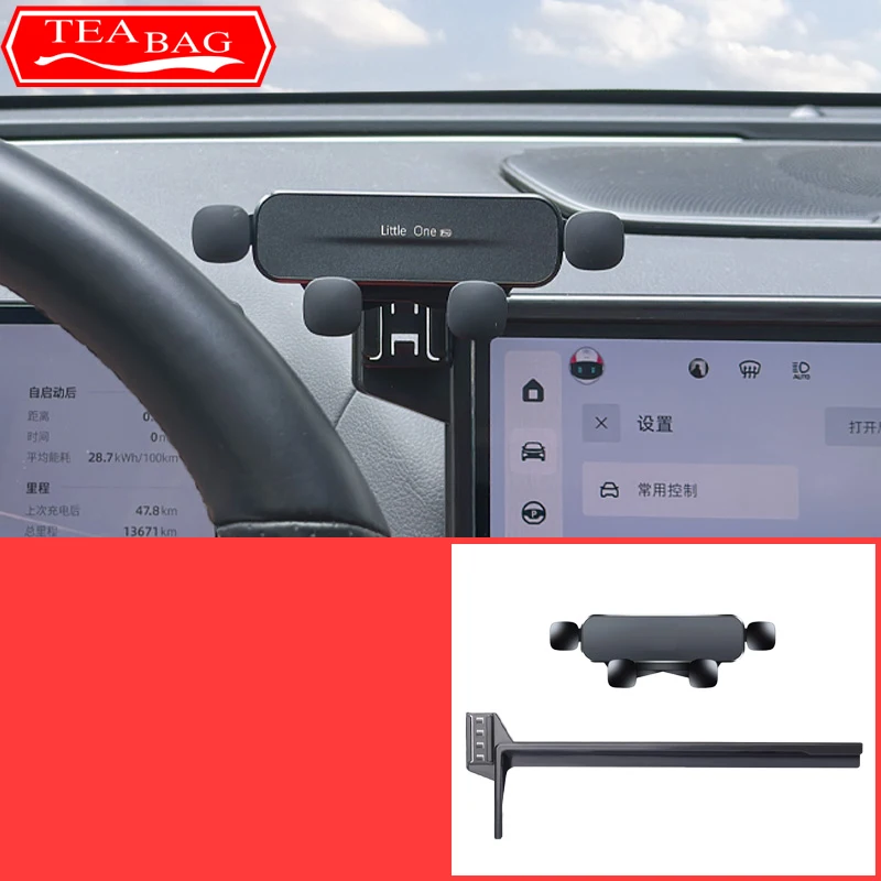 For Xpeng G9 XiaoPeng 2022-2024 Car Mobile Phone Holder Central Control Display Screen Mount Gravity Bracket Stand Accessories