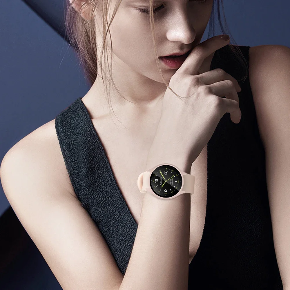 PC Case+Glass for Xiaomi Watch 2 Smart Watch Screen Protector All-around Bumper Protective Shell for XiaoMi Watch2 Accessories