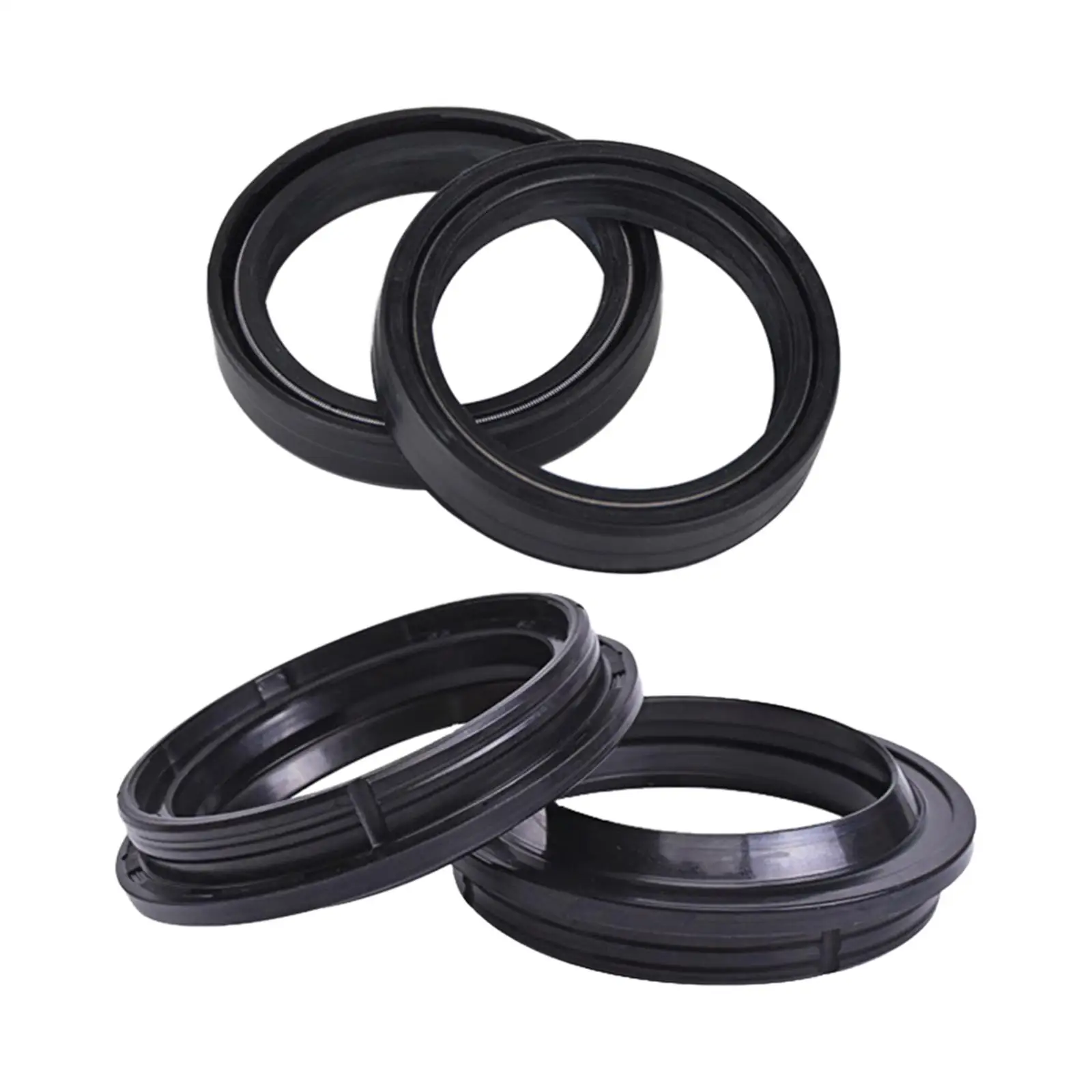 Front Fork Damper Oil Seal Dust Cover Black for Aprilia Etv Mxv RXV Sxv