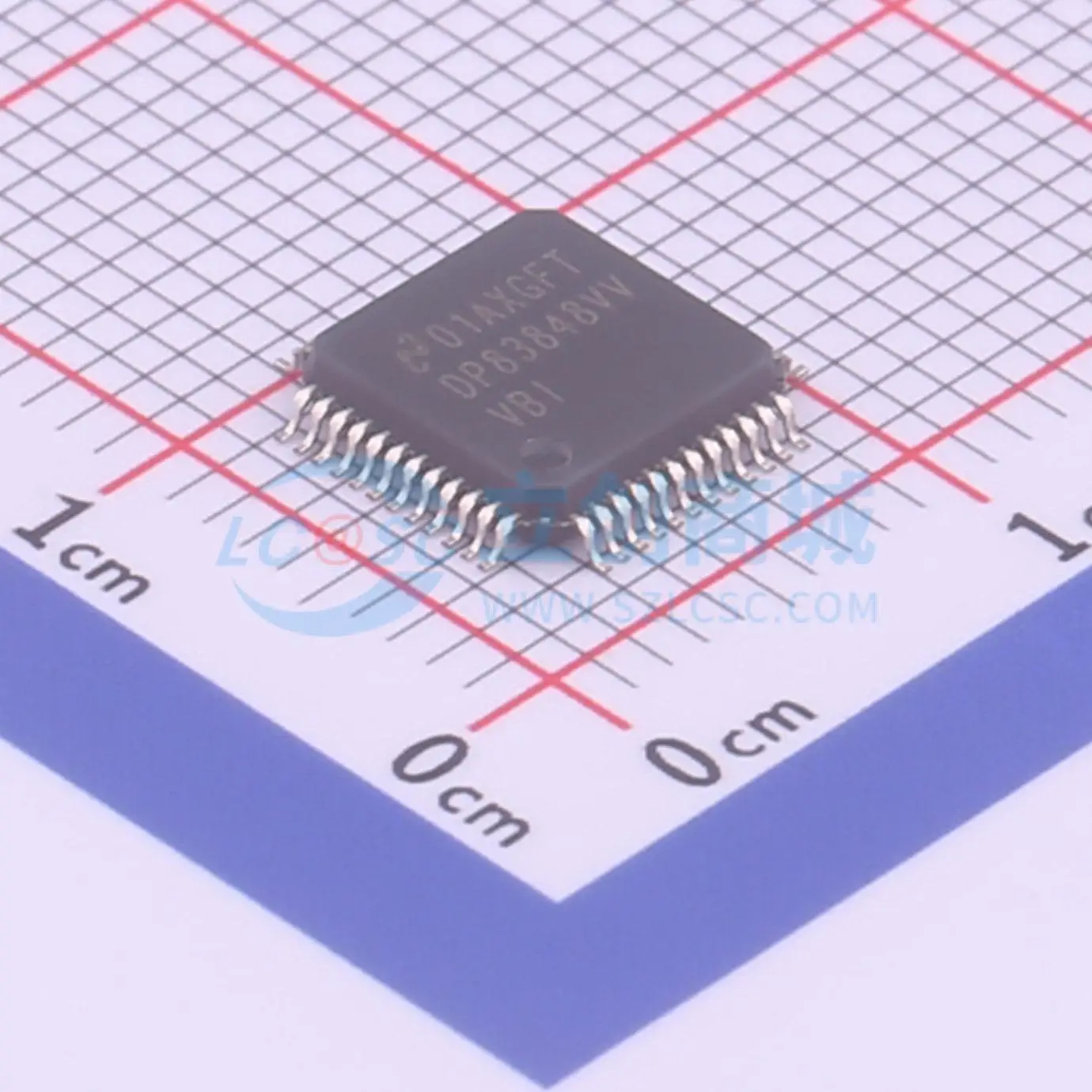 8pcs DP83848IVVX/NOPB LQFP-48(7x7) PHY 1 MII RMII Communication Interface IC