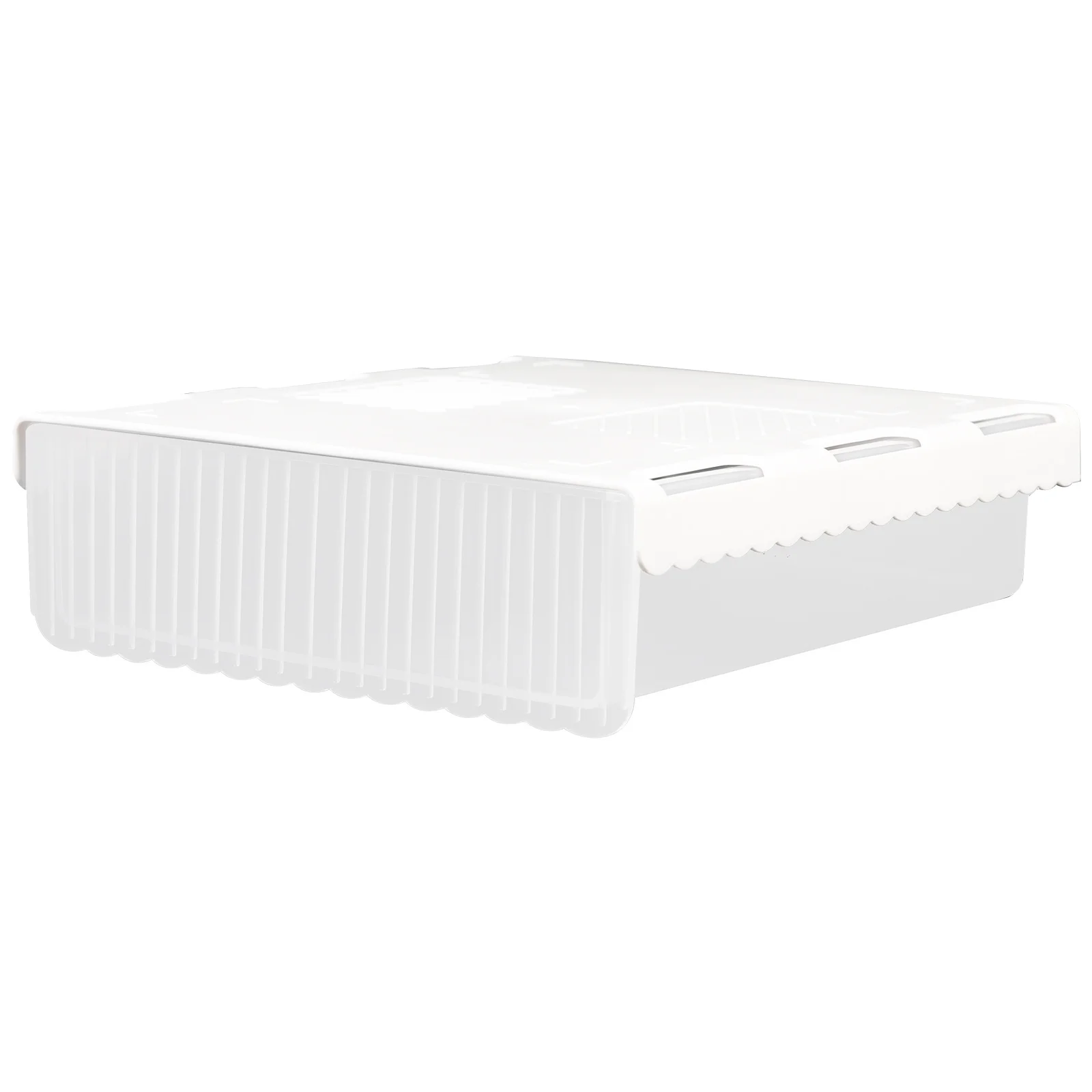 

1pcs Adhesive Under Desk Storage Box Drawer Style Organizer For Stationery Office Home Classroom Hidden Drawer Table Bottom