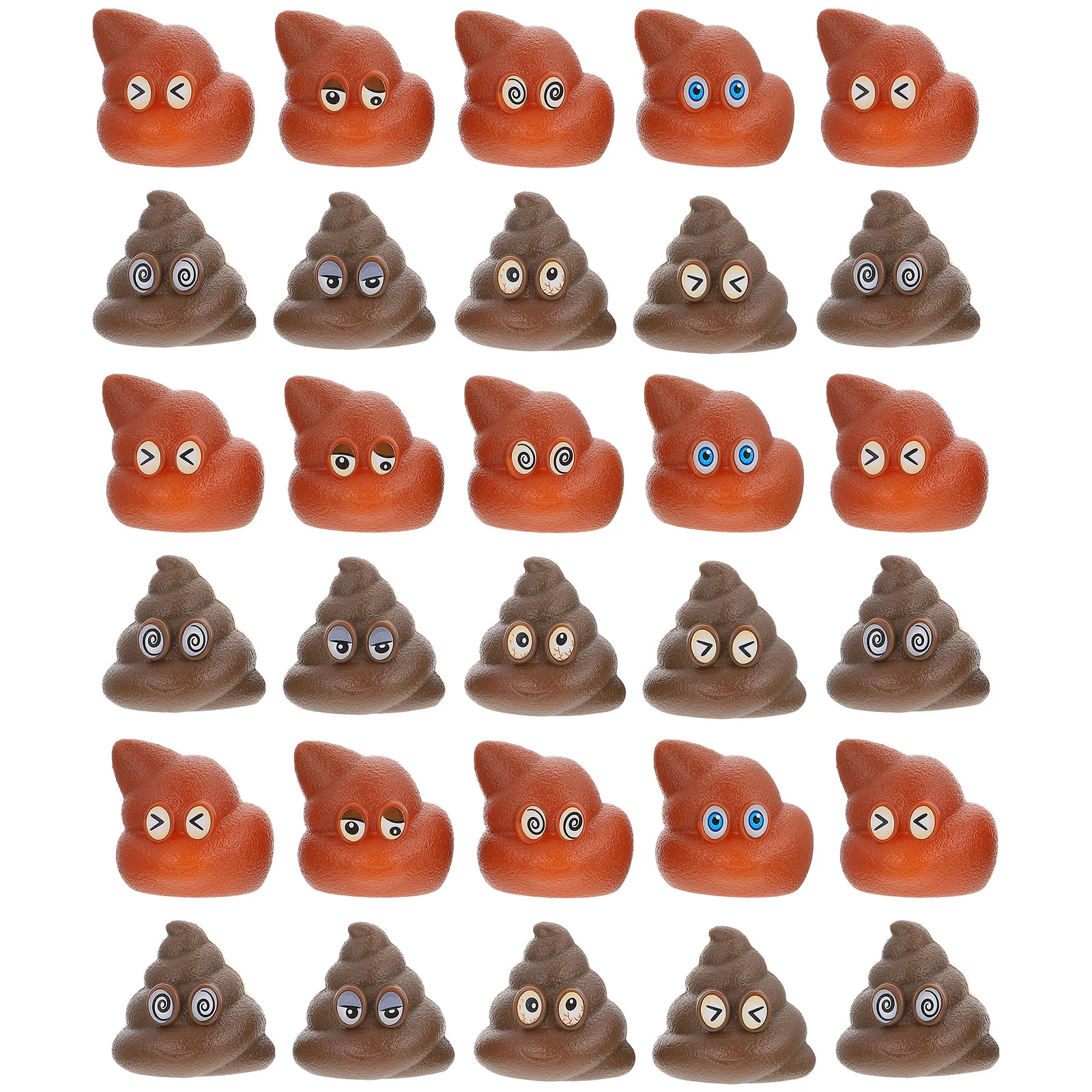 40 Pcs Poop Toys Prank Trick Basketball Realistic Pvc for Kids and Adults Child Mini